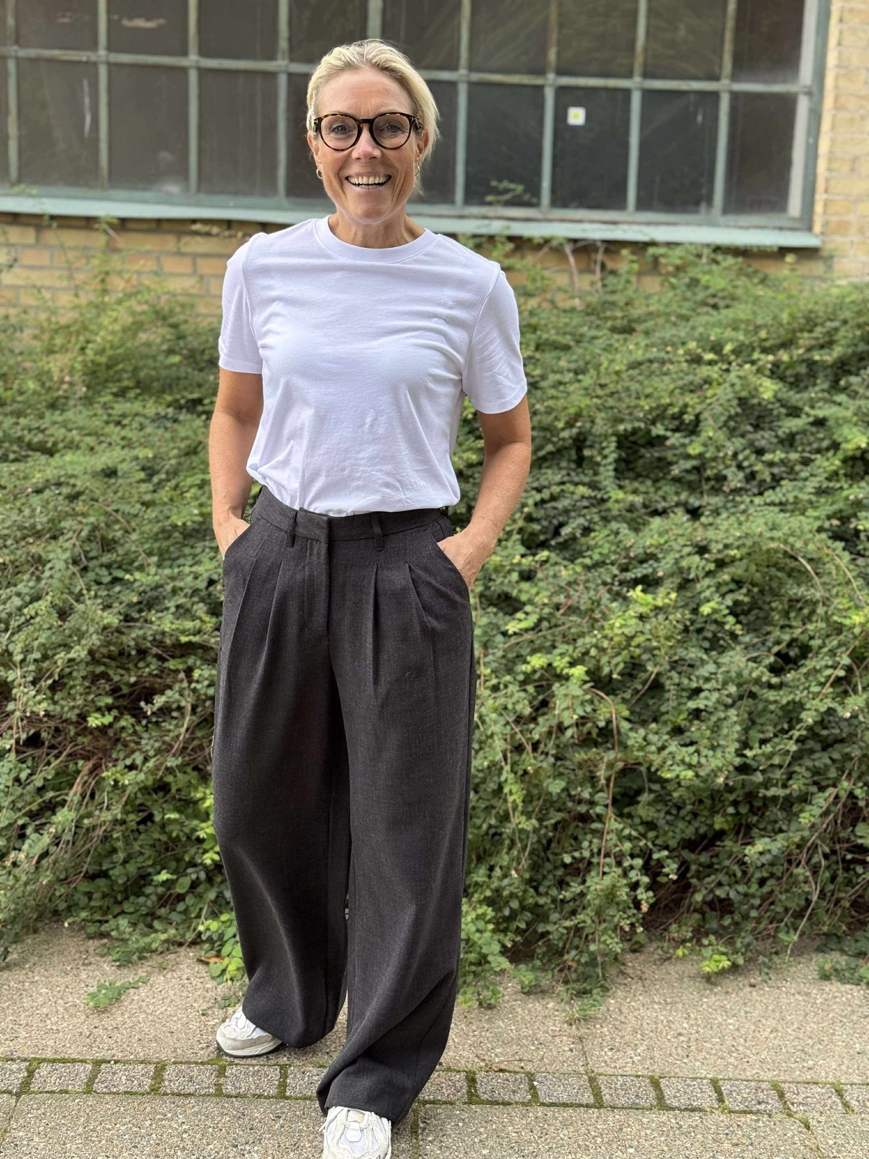 VMBESTIE Trousers - Dark Grey Melange